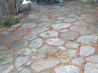 Basalt Stepping Stone Hand Split