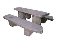 Basalt Picnic Bench Polished Top